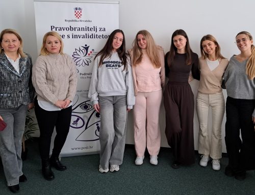 Studentice Filozofskog fakulteta Osijek posjetile Područni ured Pravobranitelja za osobe s invaliditetom u Osijeku