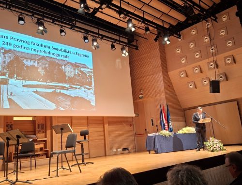 Svečana sjednica u povodu Dana Pravnog fakulteta Sveučilišta u Zagrebu i 249. godina neprekidnoga rada