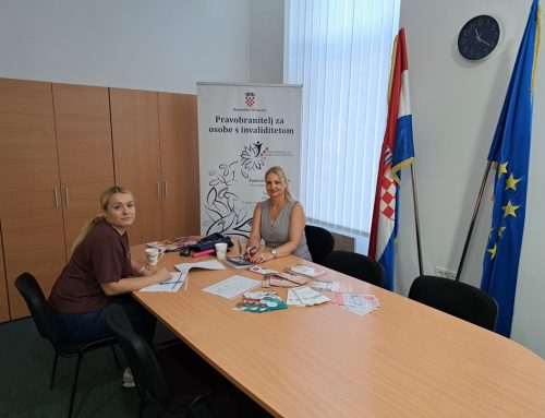 U Područnom uredu Pravobranitelja za osobe s invaliditetom u Osijeku održan sastanak s Udrugom za podršku žrtvama i svjedocima