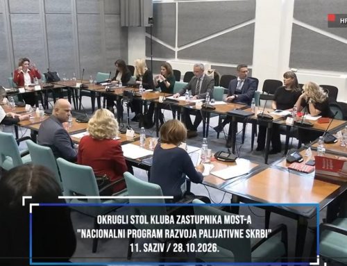 Okrugli stol „Nacionalni program razvoja palijativne skrbi – vrijeme je za stvarnu promjenu“